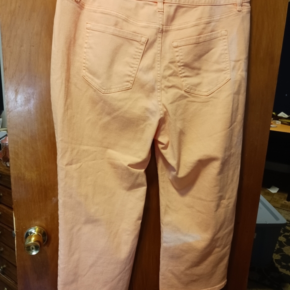 Lane bryant women's orange jeans size 16 - Picture 5 of 5